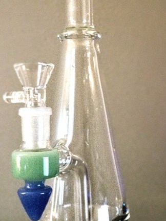 SOLD 10" Flower/Oil Rig With Built-In Ash Catcher